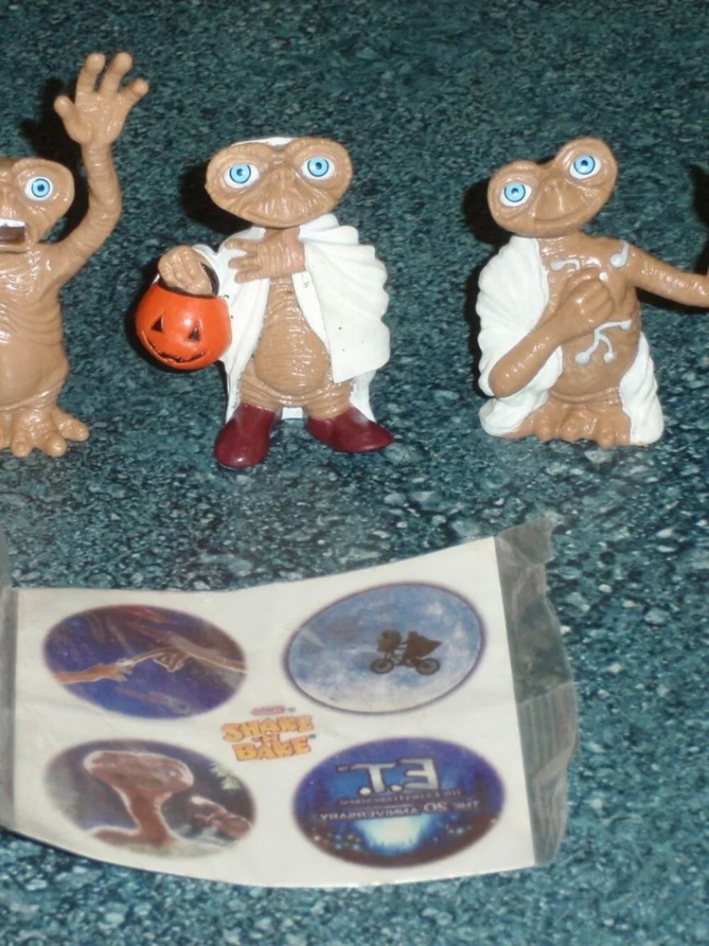 Lot of 5 E.T. The Extraterrestrial PVC Geoffrey Figures 2002 Universal Studios